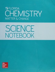 Florida Chemistry: Matter & Change – Science Notebook - Pixelpaperback.com