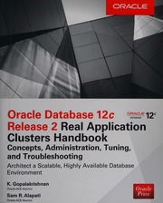 Oracle database 12C release 2 real application clusters handbook ...